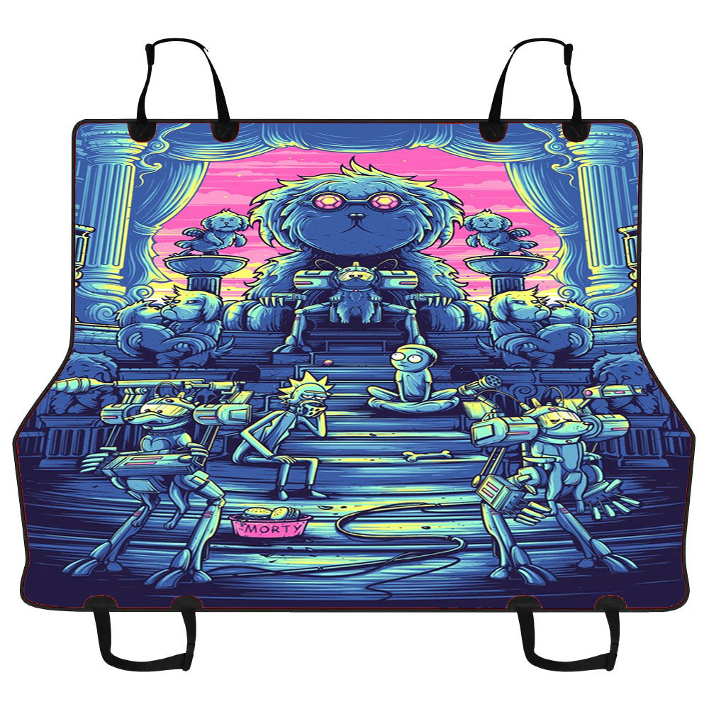 King Lawnmower Dog Rick And Morty Car Pet Seat Cover