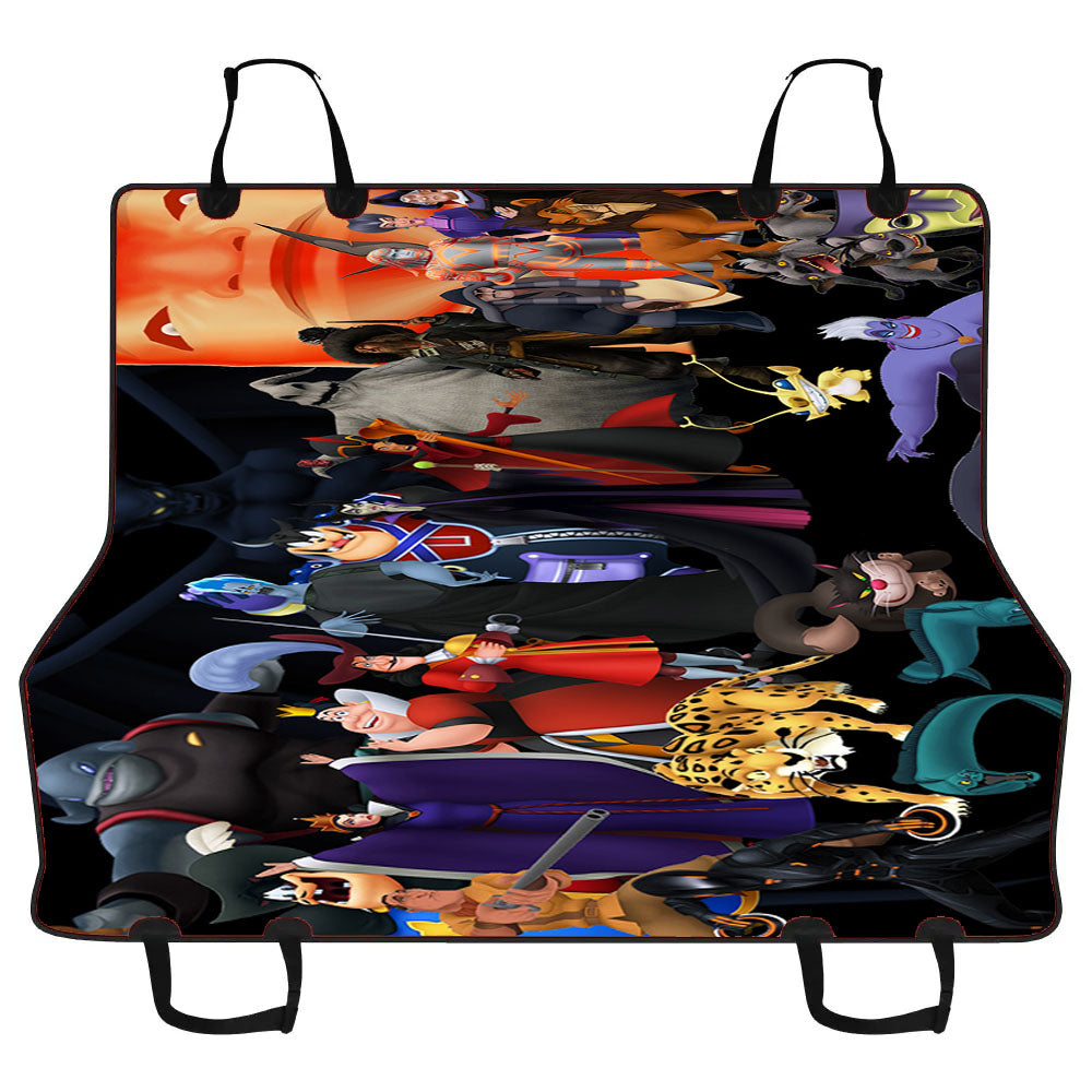 Kingdom Hearts Disney Villains Car Pet Seat Cover