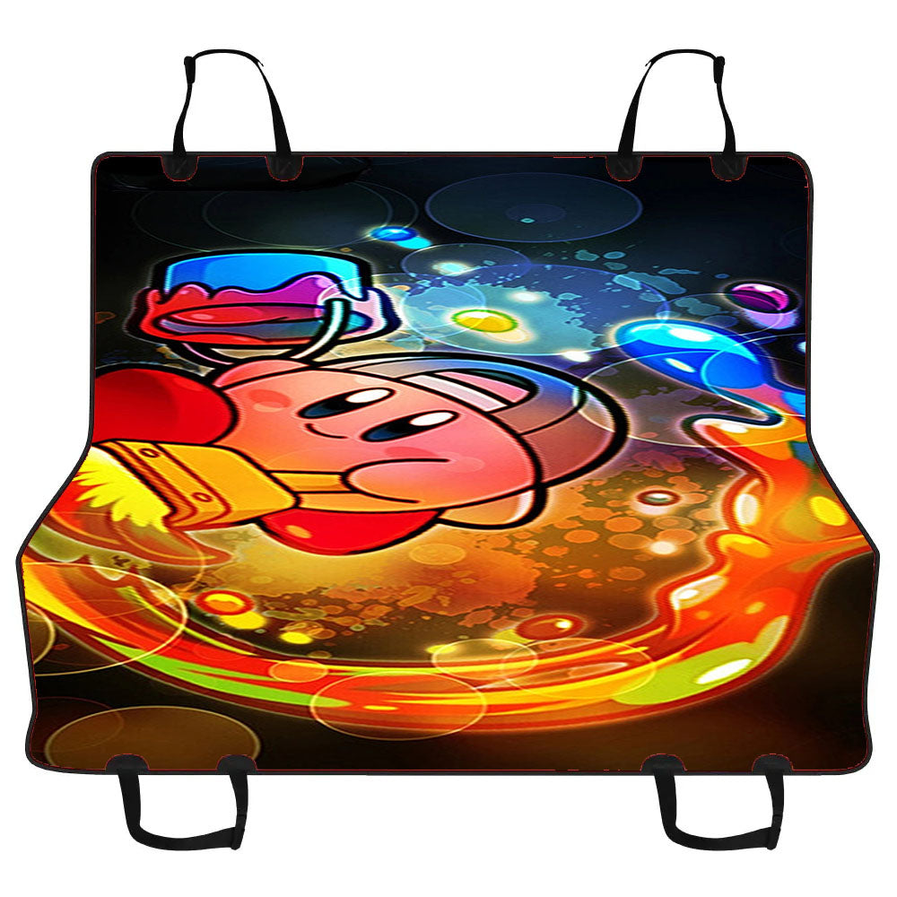 Kirby Cute Art Car Pet Seat Cover