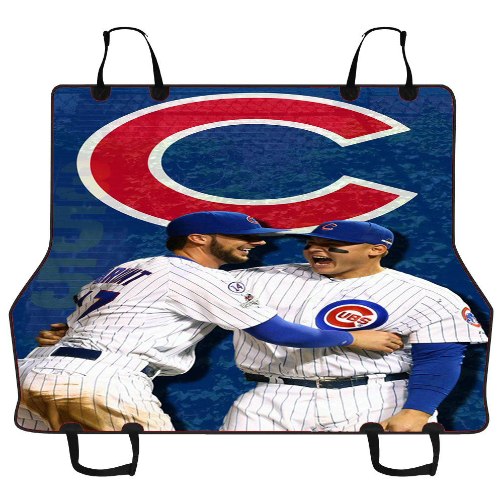 Kris Bryant X Rizzo Chicago Cubs Car Pet Seat Cover