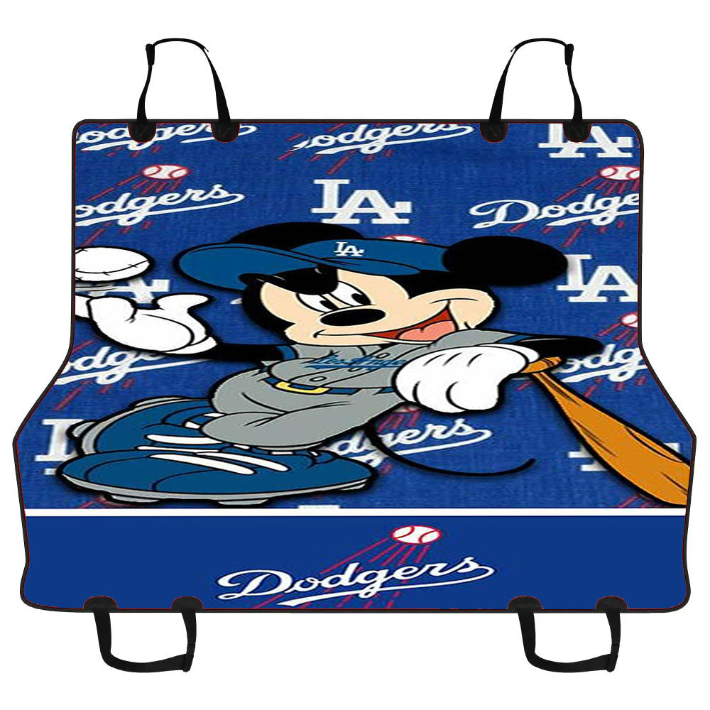 La Dodgers X Mickey Mouse Car Pet Seat Cover