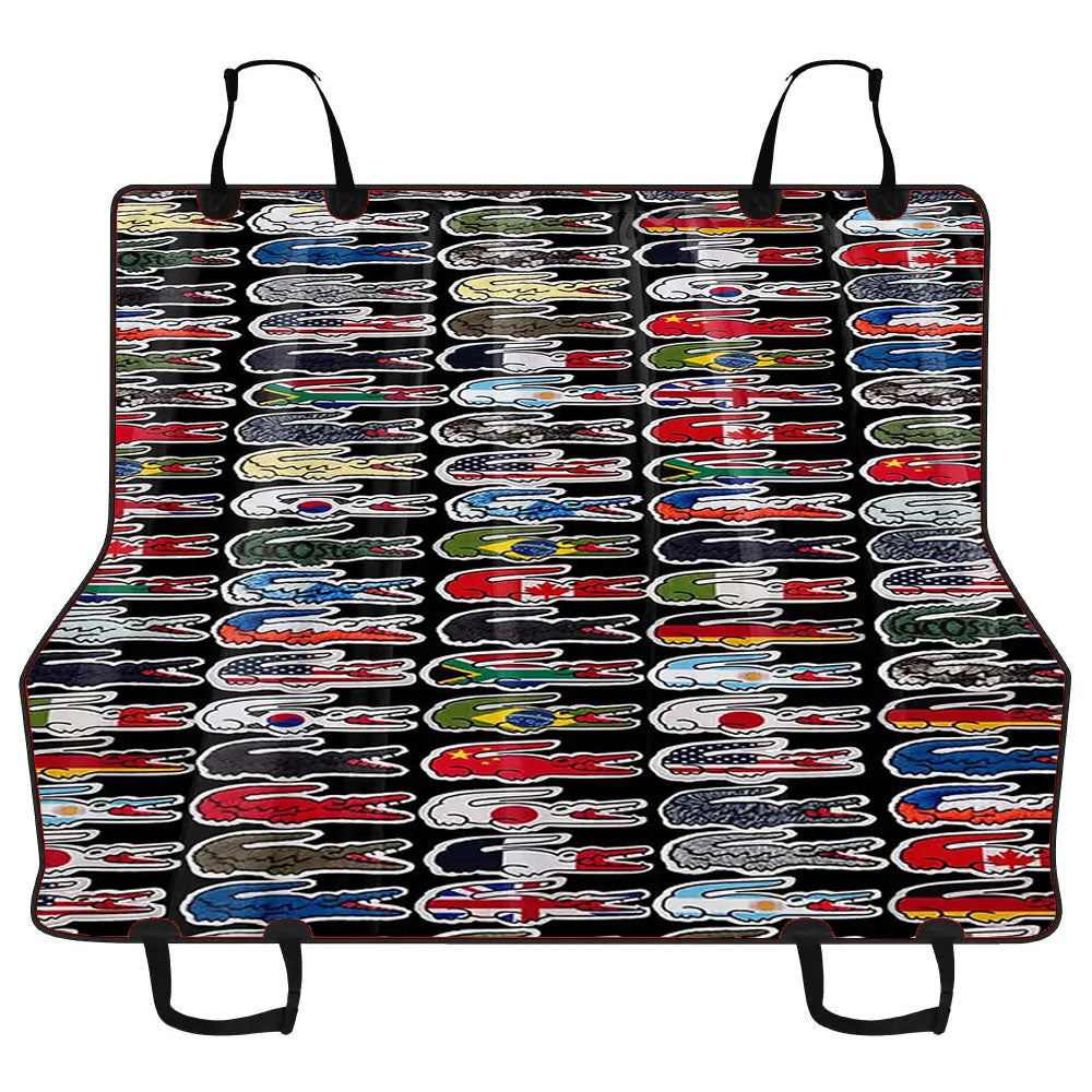 Lacoste World Flag Car Pet Seat Cover