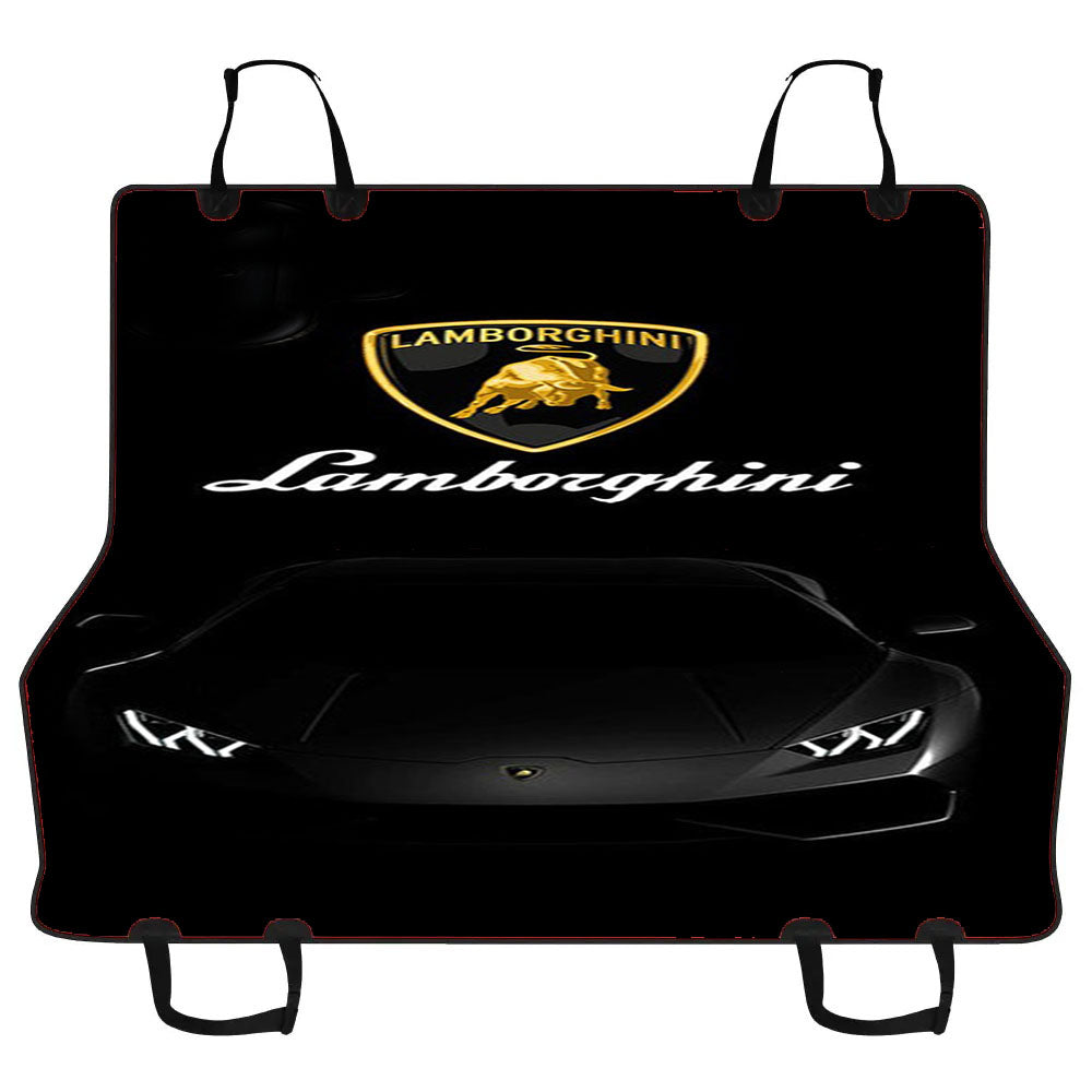 Lamborghini Black Car Pet Seat Cover