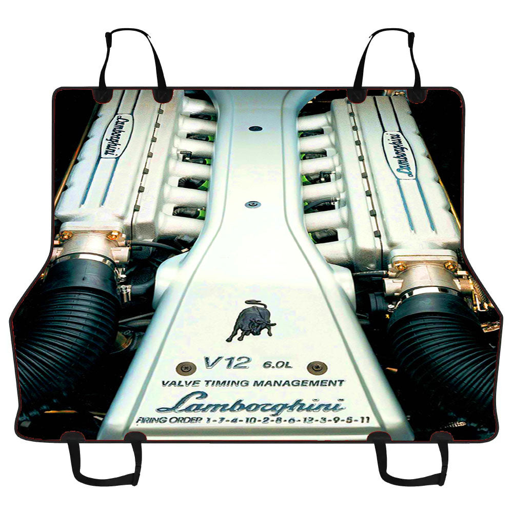 Lamborghini Engine V12 Car Pet Seat Cover