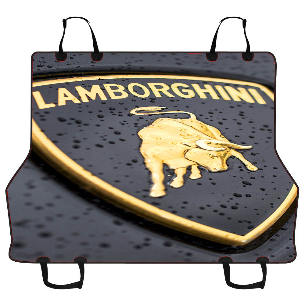 Lamborghini Rain Logo Car Pet Seat Cover
