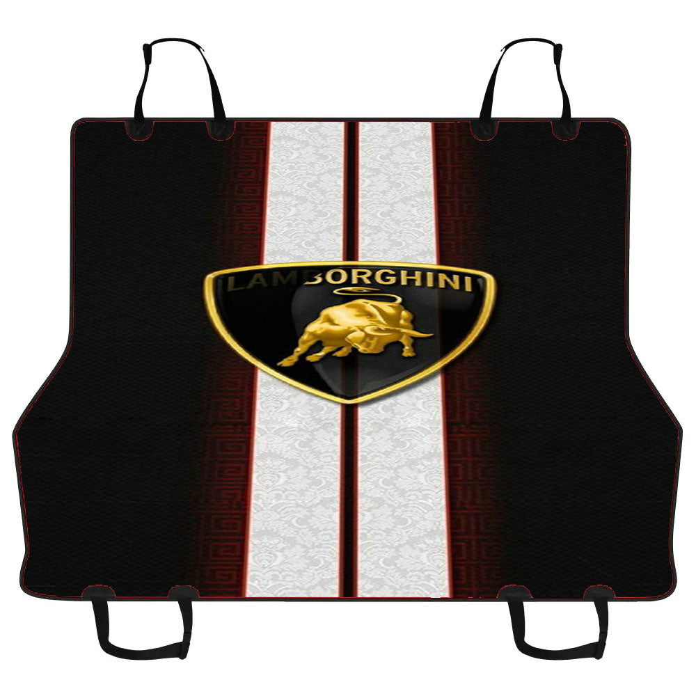 Lamborghini Silver Car Pet Seat Cover
