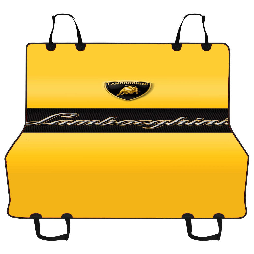 Lamborghini Yellow Wallpaper Car Pet Seat Cover