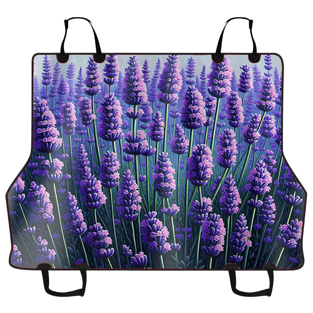 Lavender Garden Car Pet Seat Cover