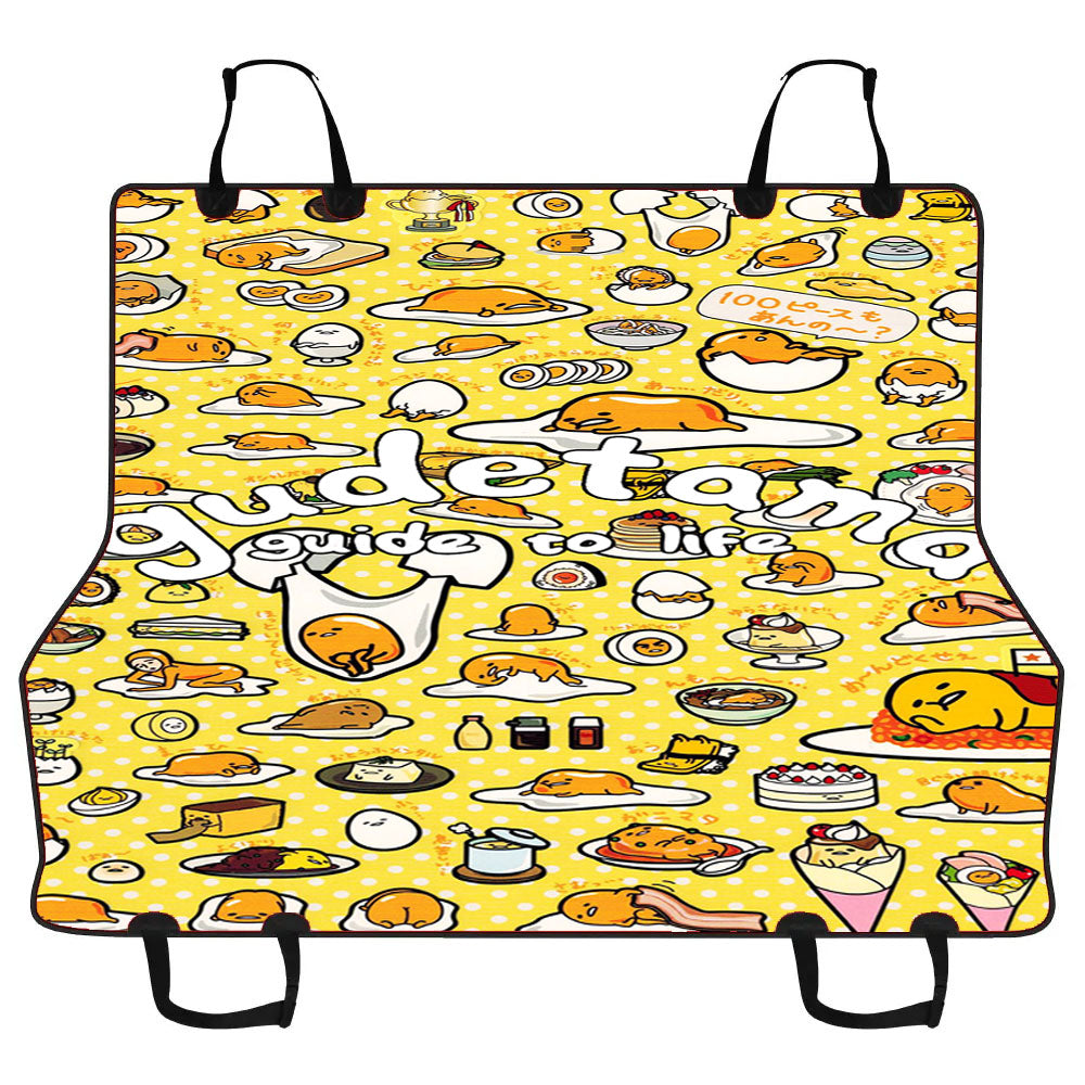 Lazy Egg Gudetama Pattern Car Pet Seat Cover
