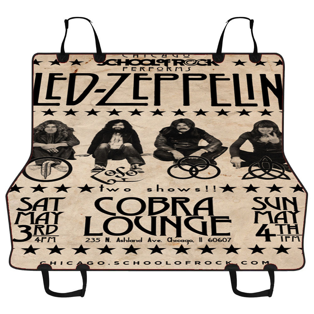 Led Zeppelin School Of Rock Car Pet Seat Cover
