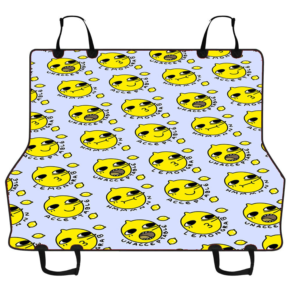 Lemongrab Pattern Car Pet Seat Cover