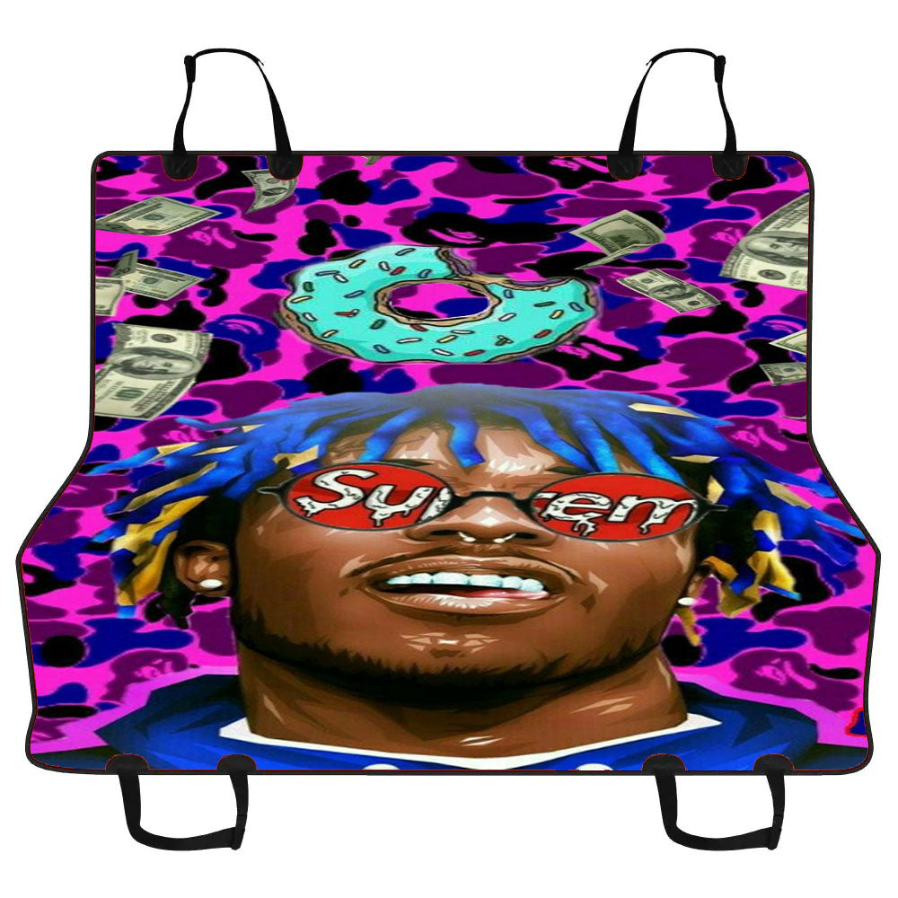Lil Uzi And Donut Pattern Car Pet Seat Cover