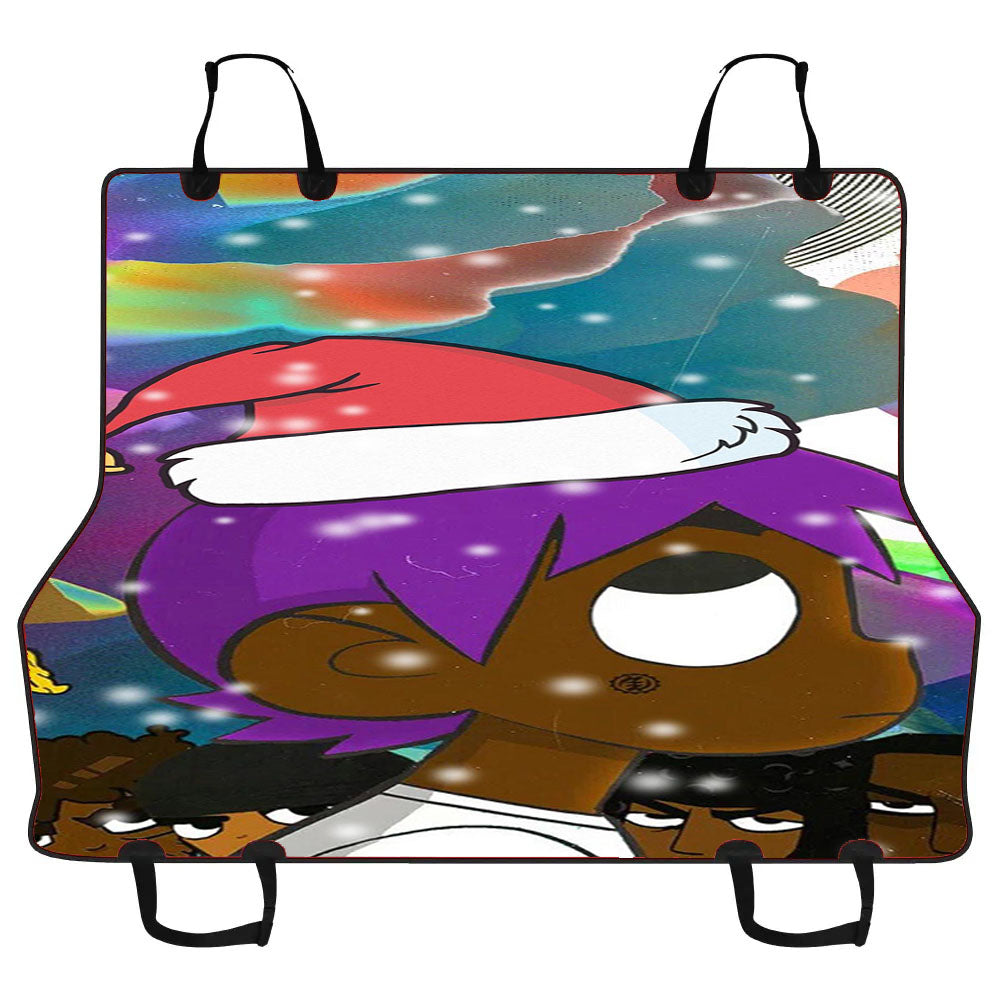 Lil Uzi Christmas Santa Car Pet Seat Cover