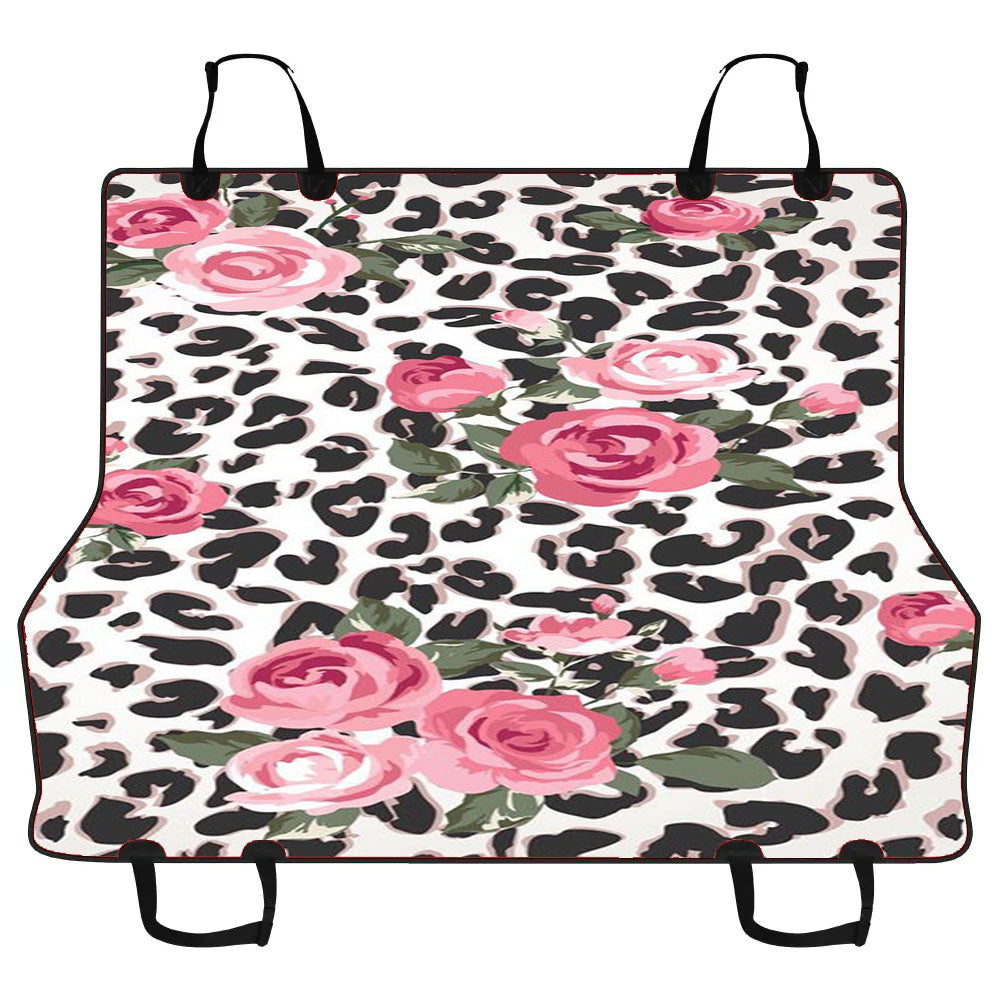 Lilly Pulitzer Cheetah Rose Flower Car Pet Seat Cover