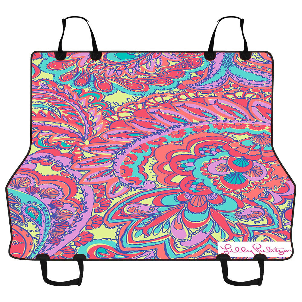 Lilly Pulitzer Feelin Groovy Car Pet Seat Cover