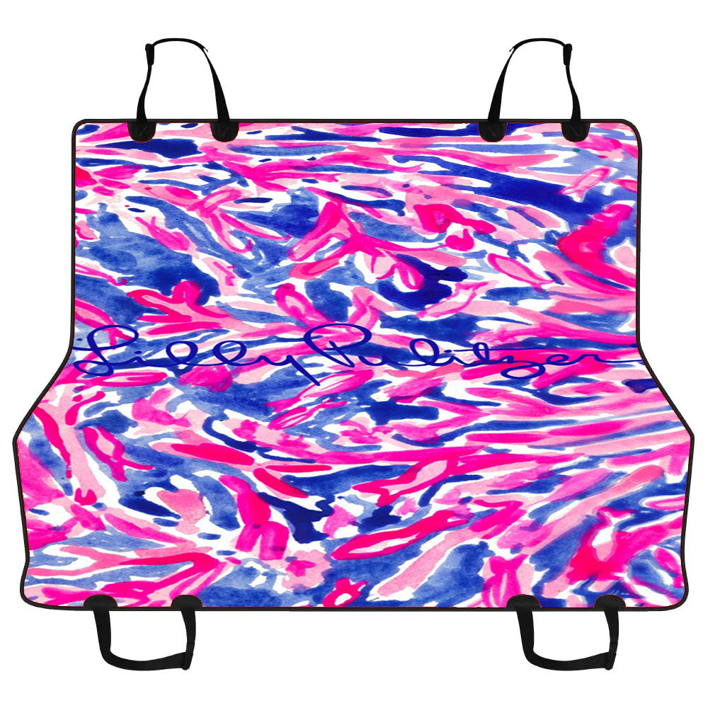 Lilly Pulitzer Logo Car Pet Seat Cover