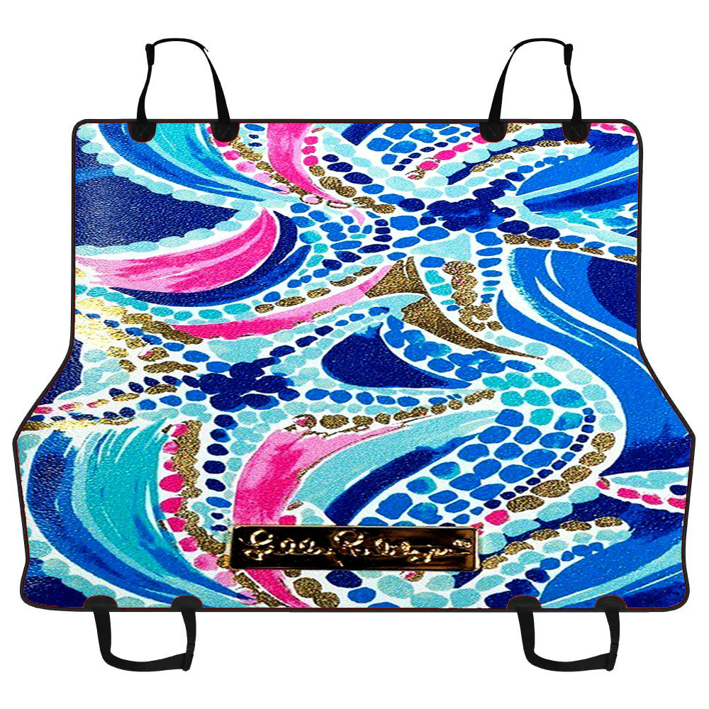 Lilly Pulitzer Ocean Jewels Car Pet Seat Cover