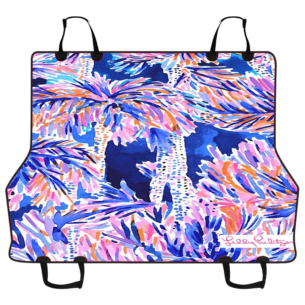 Lilly Pulitzer Palm Car Pet Seat Cover