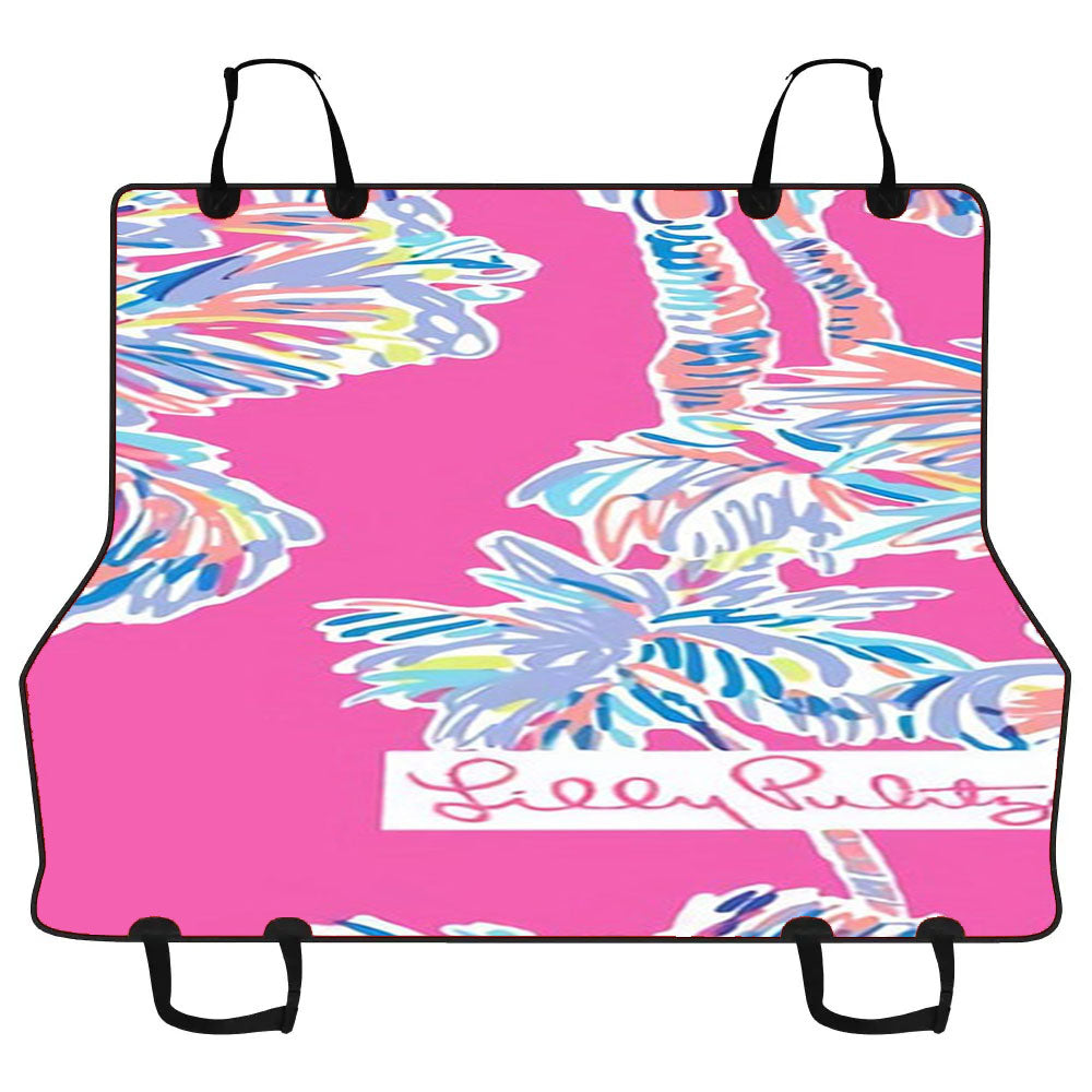 Lilly Pulitzer Palm Trees Car Pet Seat Cover