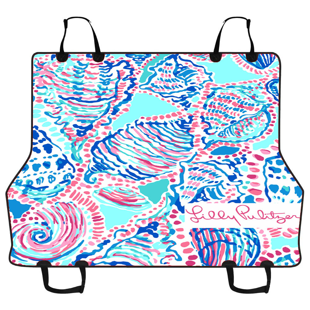 Lilly Pulitzer Shell Me About It Car Pet Seat Cover