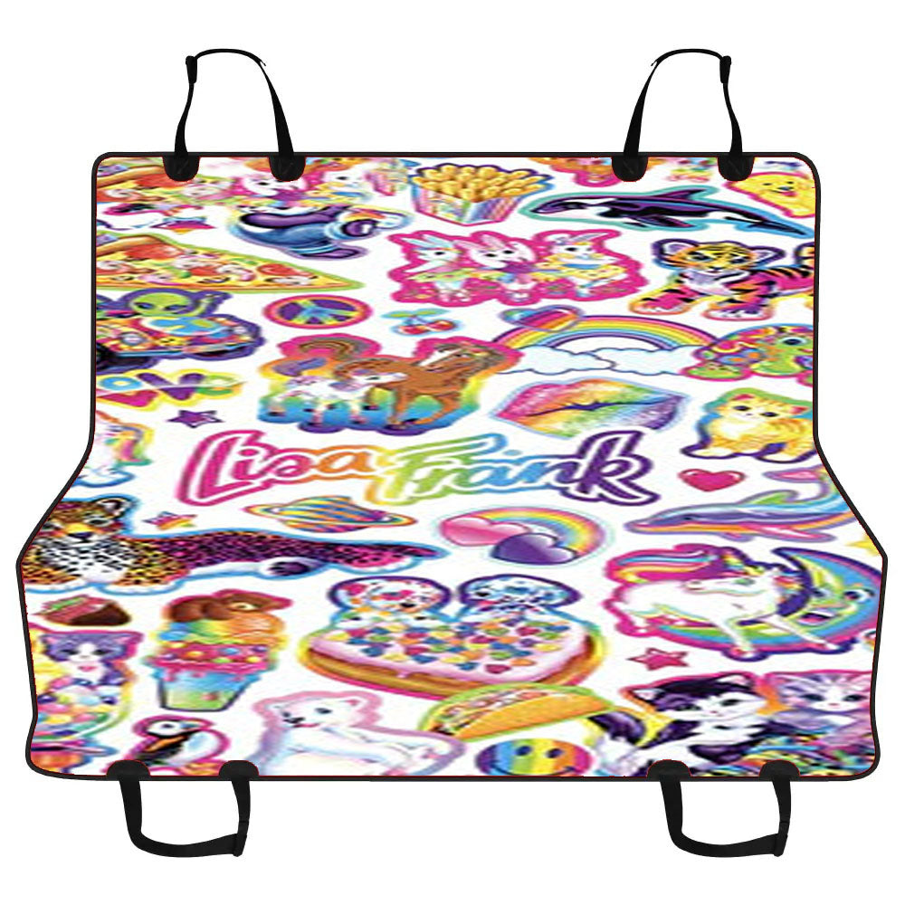 Lisa Frank Pattern Car Pet Seat Cover