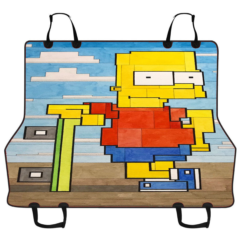 Lister Bart Simpson Car Pet Seat Cover