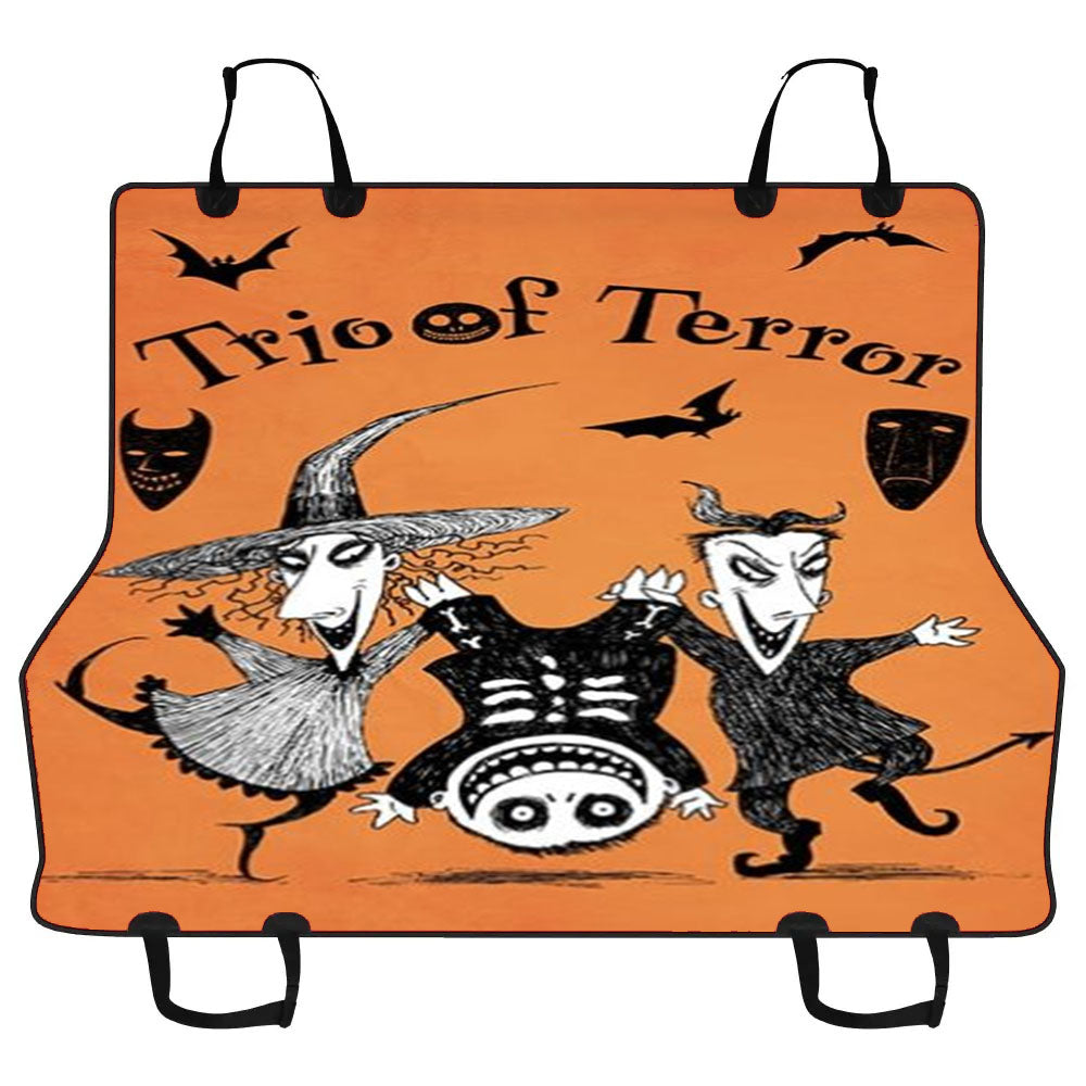 Lock, Shock, And Barrel Trio Of Terror Car Pet Seat Cover