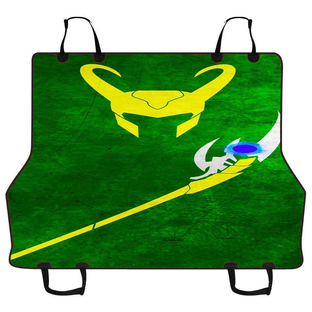 Loki Marvel Villain Vector Car Pet Seat Cover