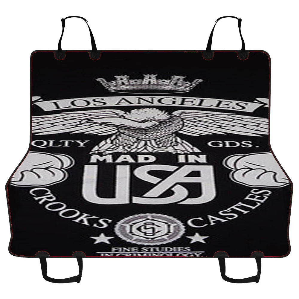 Los Angeles Crooks And Castles Car Pet Seat Cover