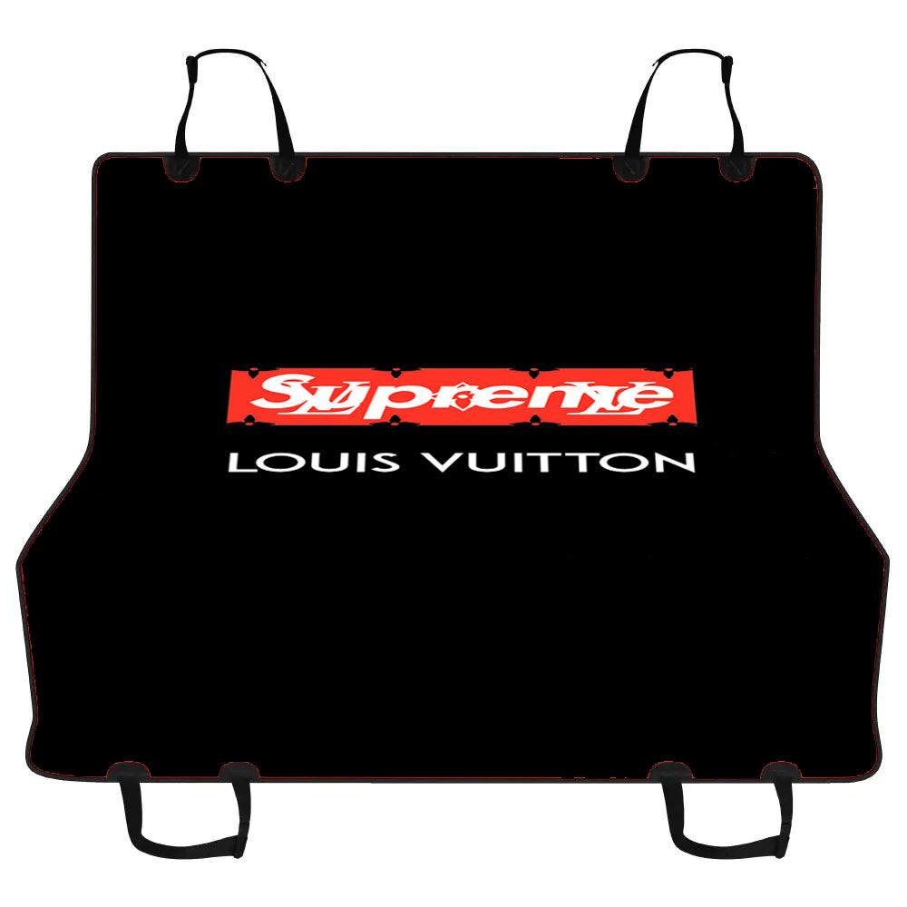 Louis Vuitton Supreme Simple Car Pet Seat Cover