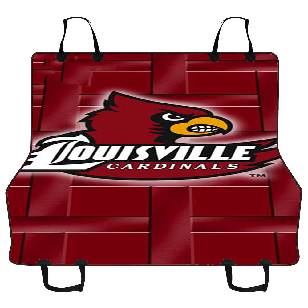 Louisville Cardinal Logo Car Pet Seat Cover