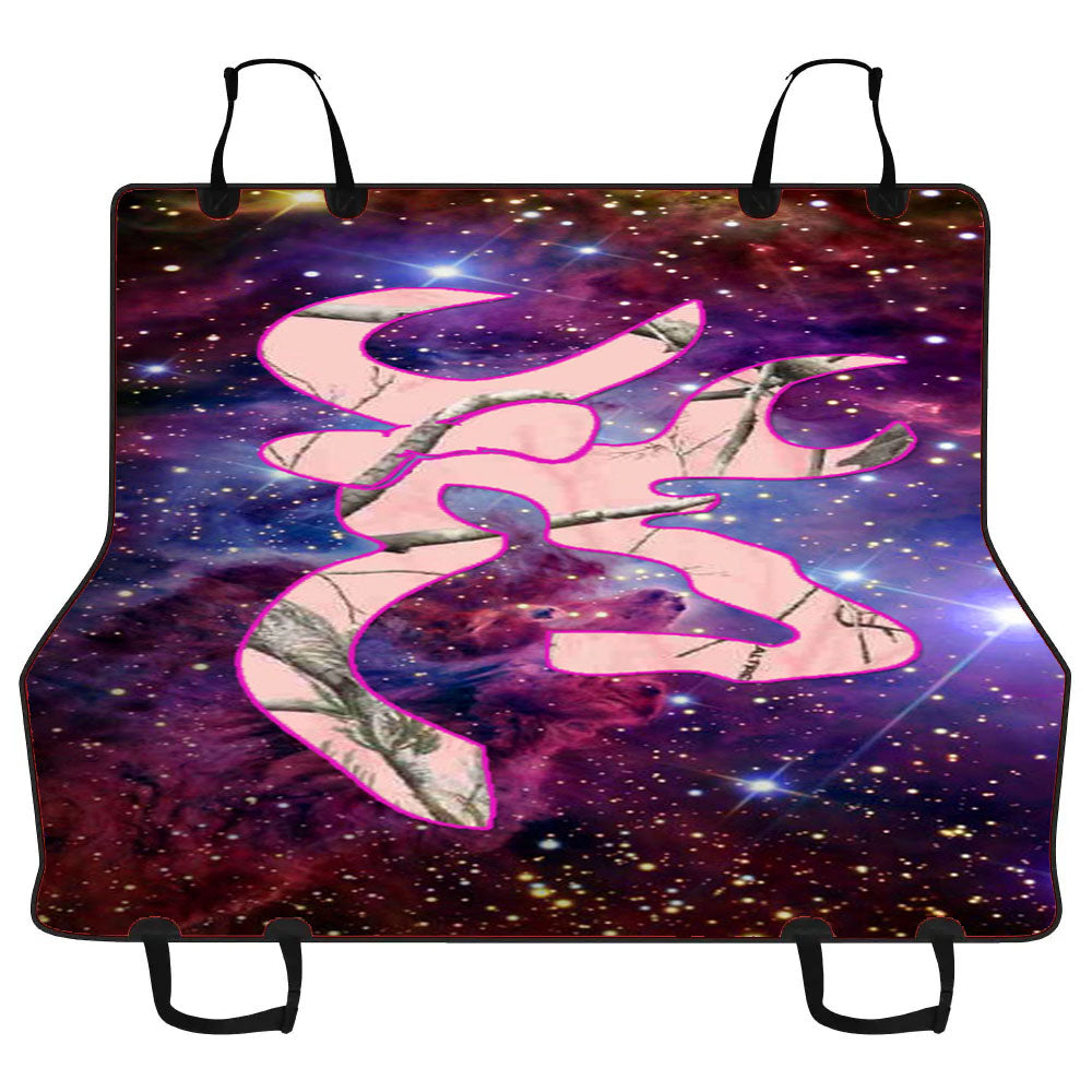 Love Browning Deer Camo Girl 4 Car Pet Seat Cover