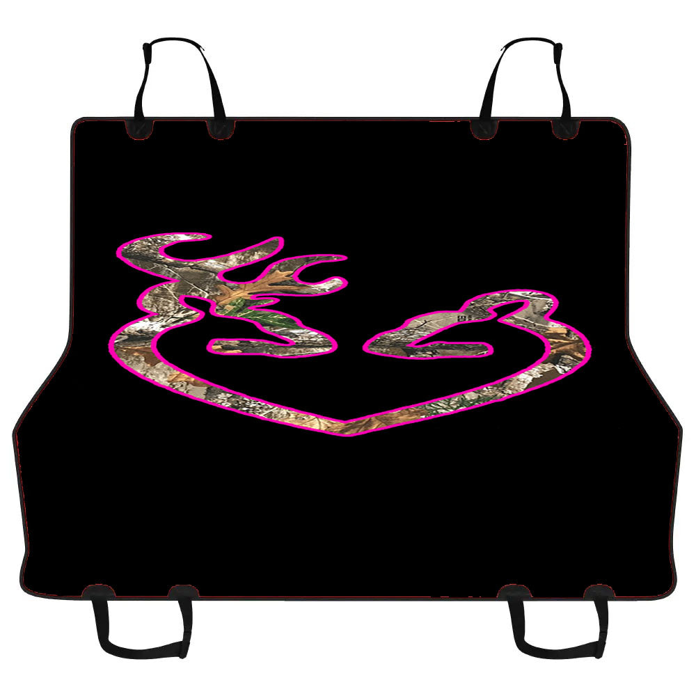 Love Browning Deer Realtree Car Pet Seat Cover