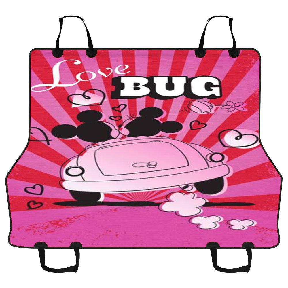 Love Bug Mickey & Minnie Car Pet Seat Cover