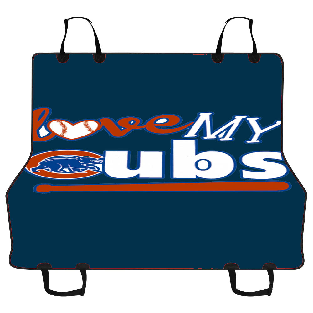Love My Chicago Cubs Car Pet Seat Cover