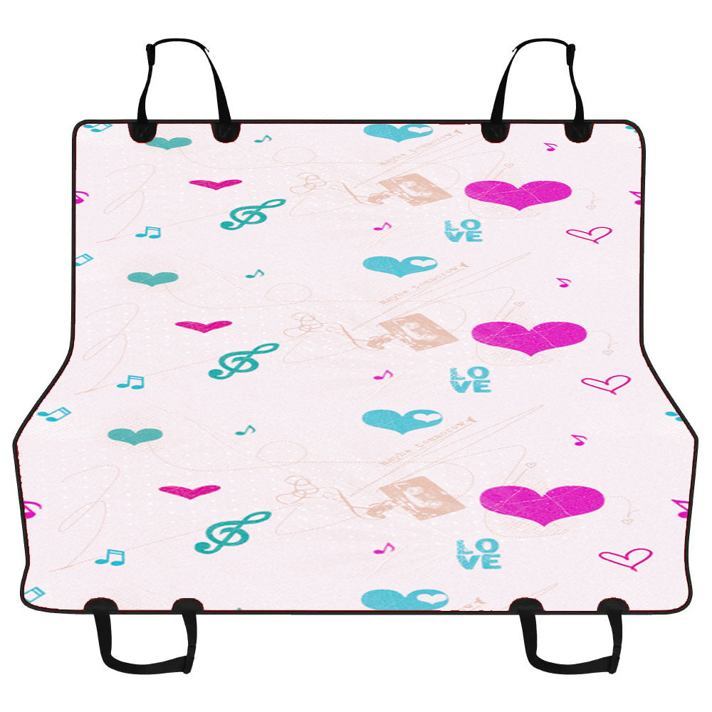 Love Pattern Car Pet Seat Cover