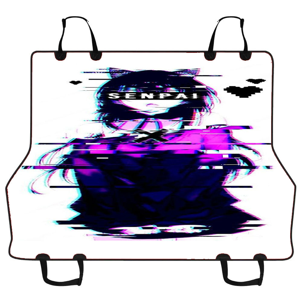 Love Senpai Anime Wallpaper Car Pet Seat Cover