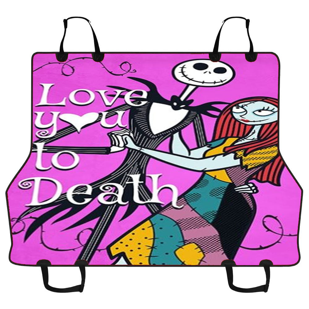 Love You To Death Car Pet Seat Cover
