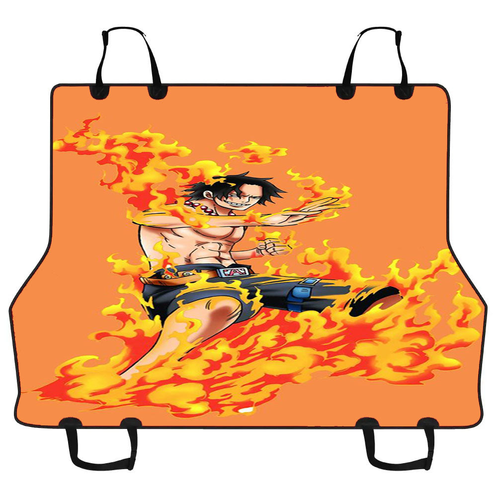Luffy Ace One Piece Car Pet Seat Cover