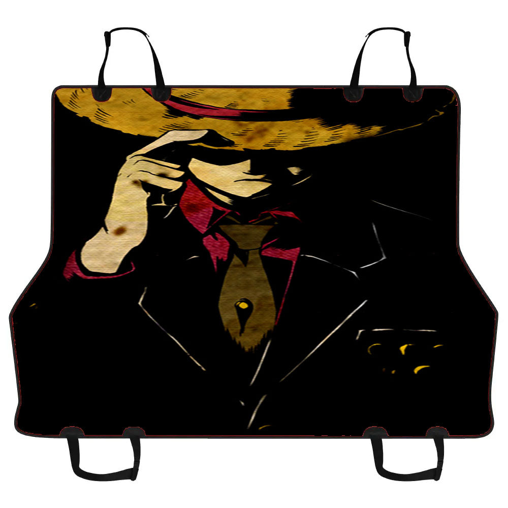 Luffy Black Car Pet Seat Cover