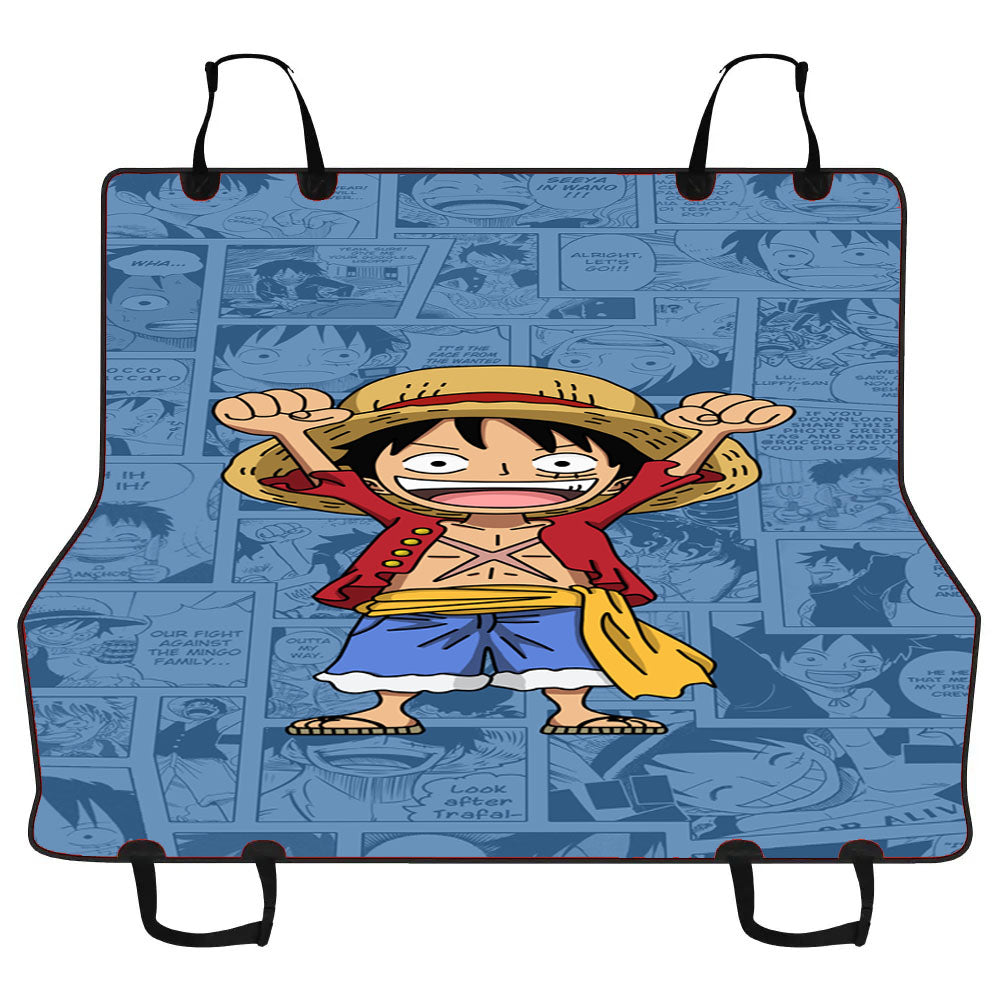 Luffy One Piece Comic Car Pet Seat Cover