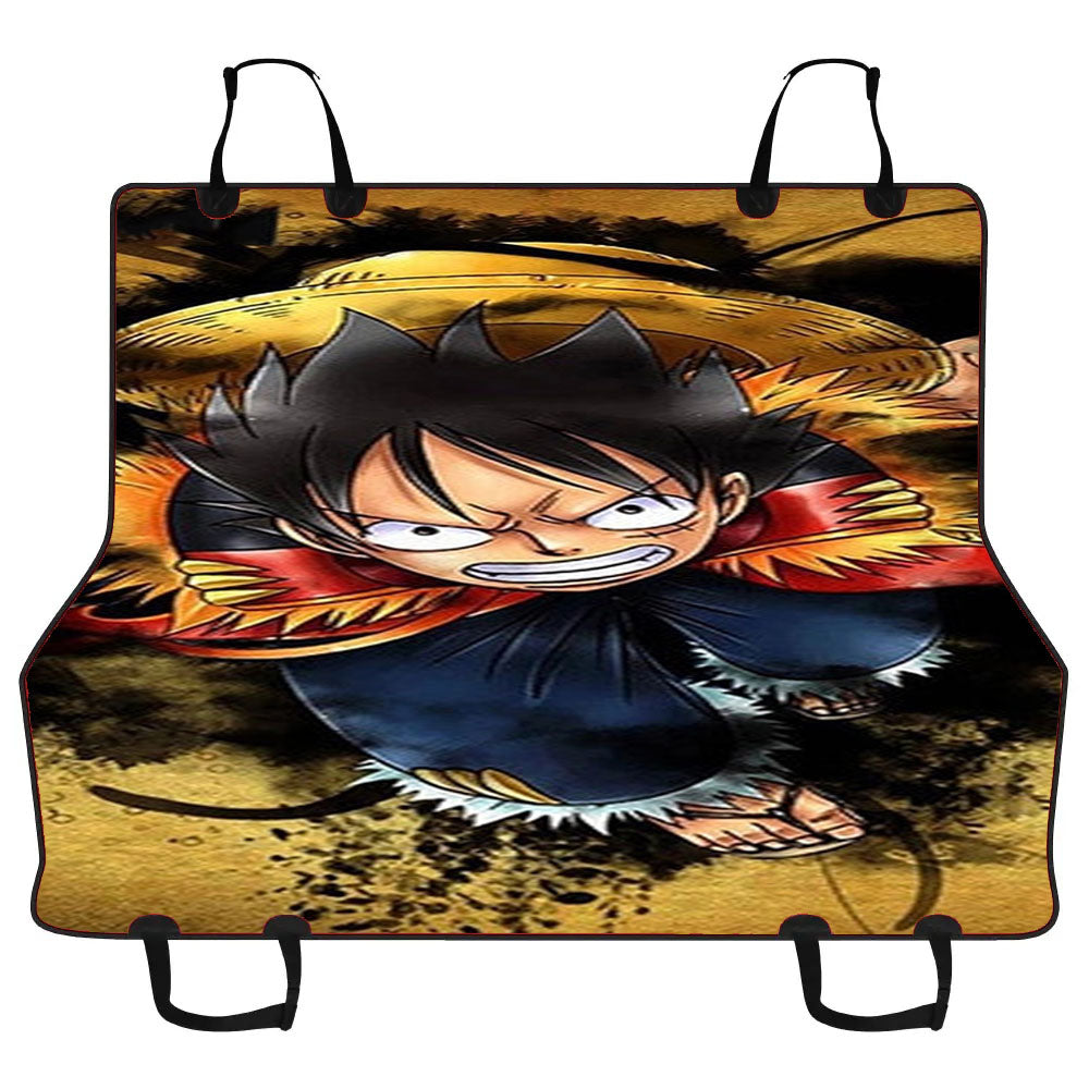 Luffy One Piece Furry Car Pet Seat Cover
