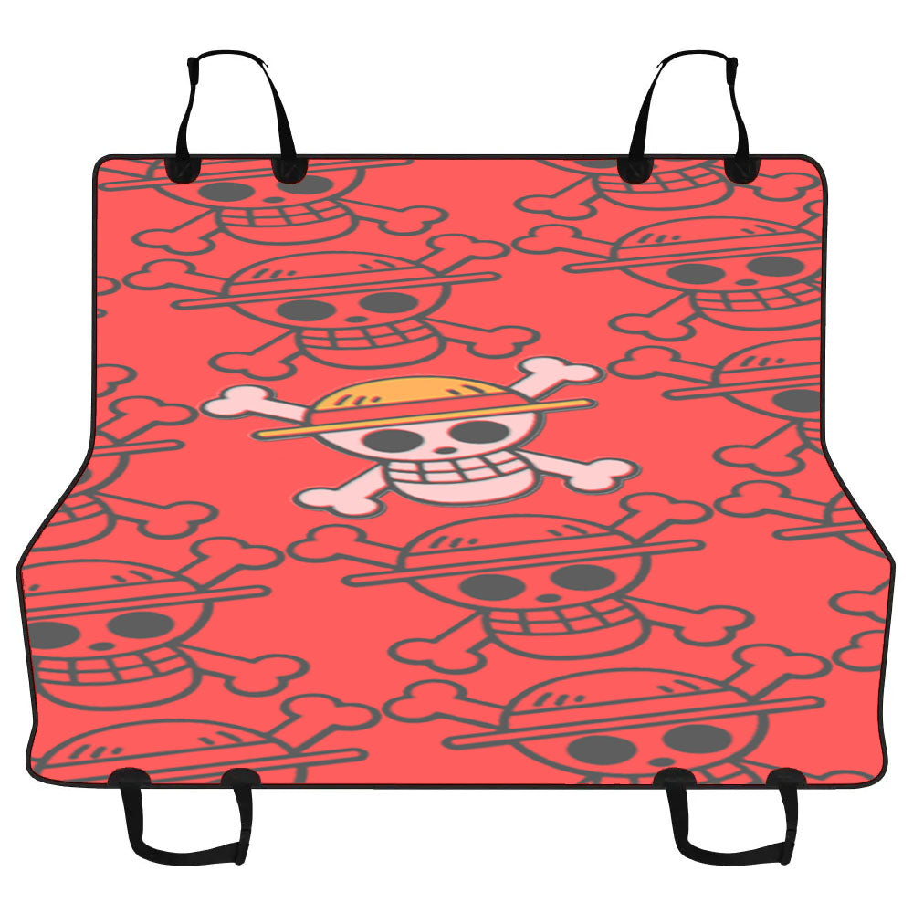Luffy Onepiece Flag Pattern Car Pet Seat Cover