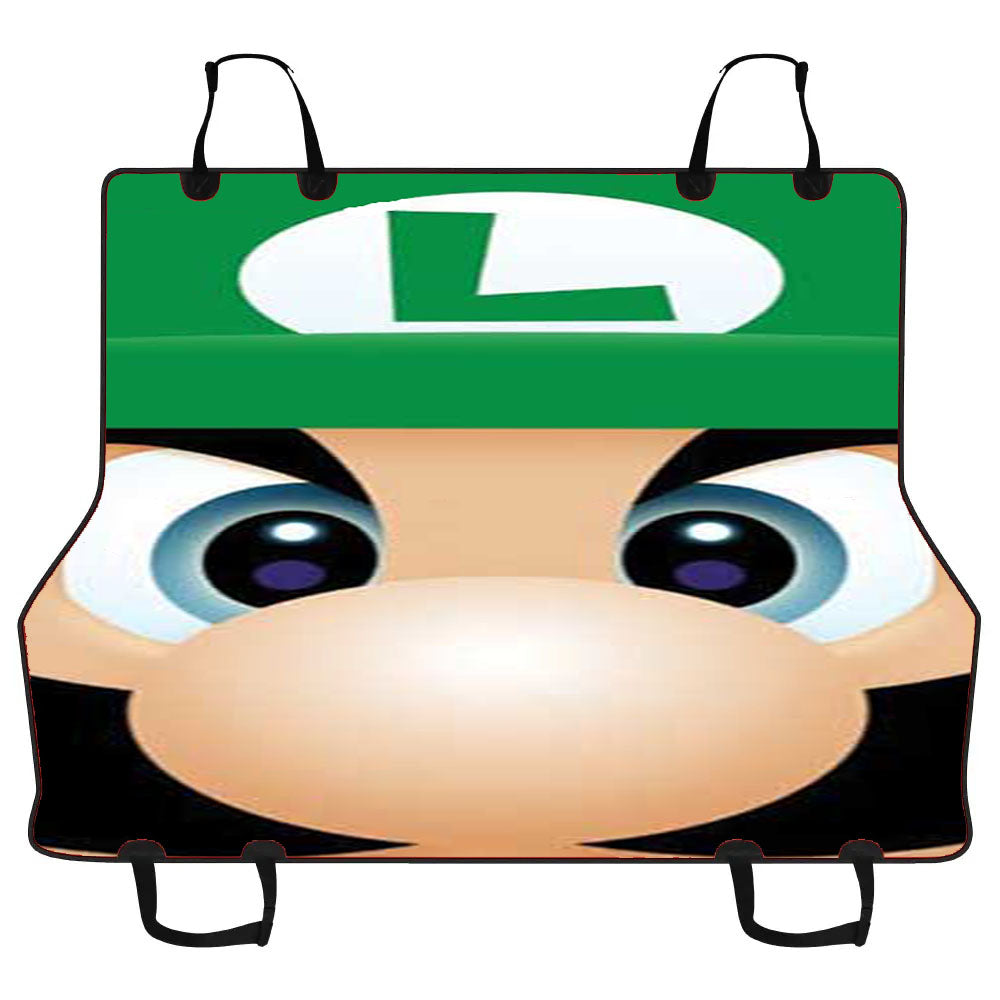 Luigi Close Up Car Pet Seat Cover