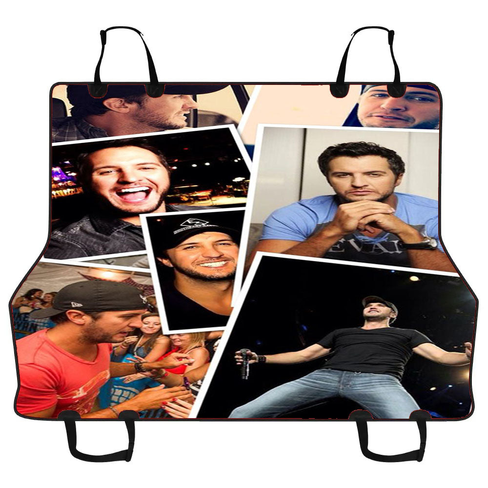 Luke Bryant Photo Collage Car Pet Seat Cover