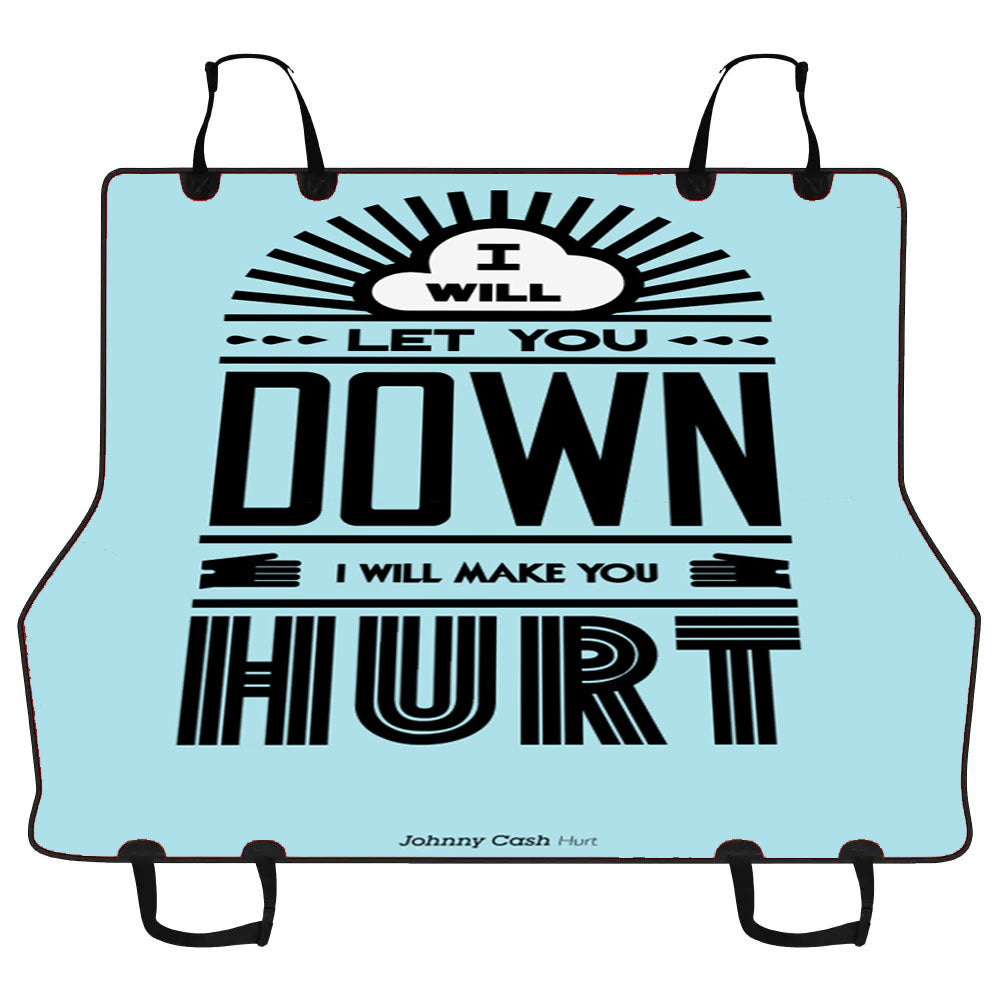 Lyric Johnny Cash Car Pet Seat Cover