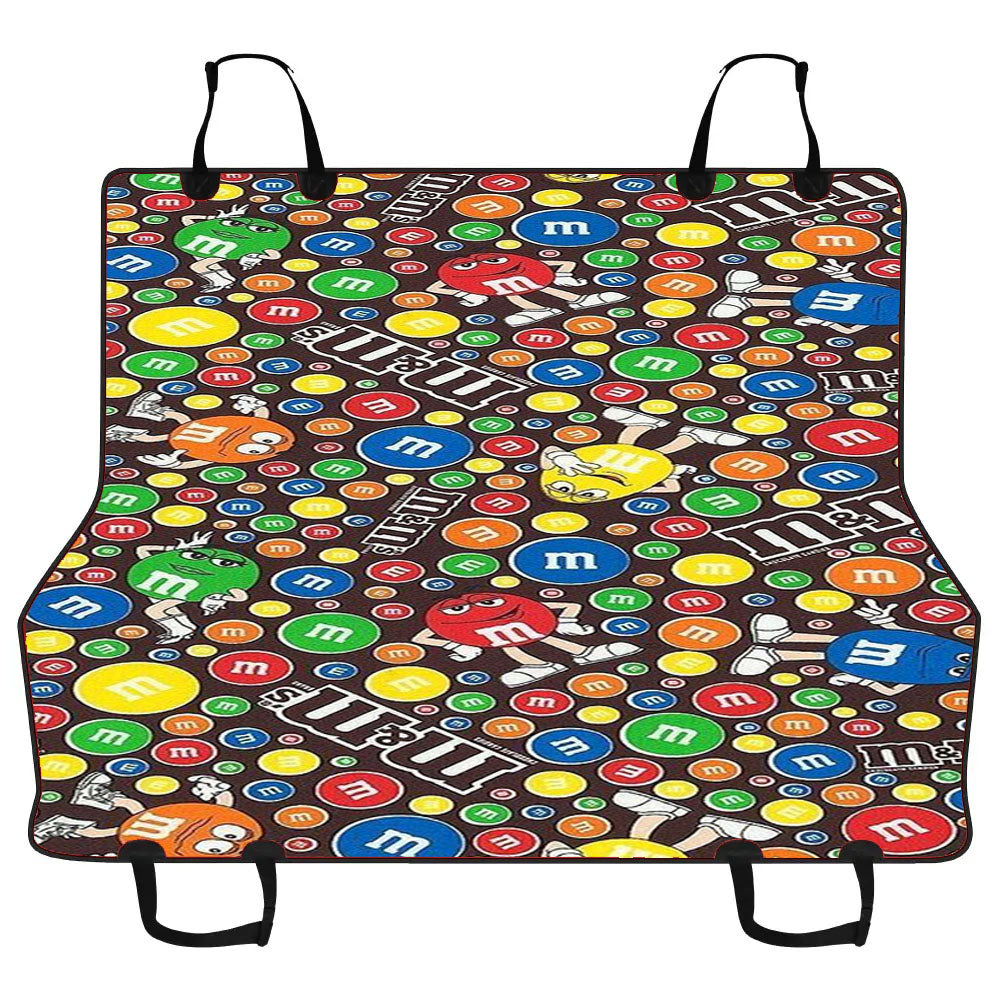 M&M Chocolate Pattern Car Pet Seat Cover