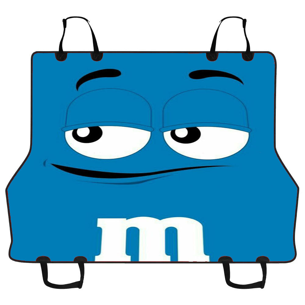 M&M'S Blue Car Pet Seat Cover
