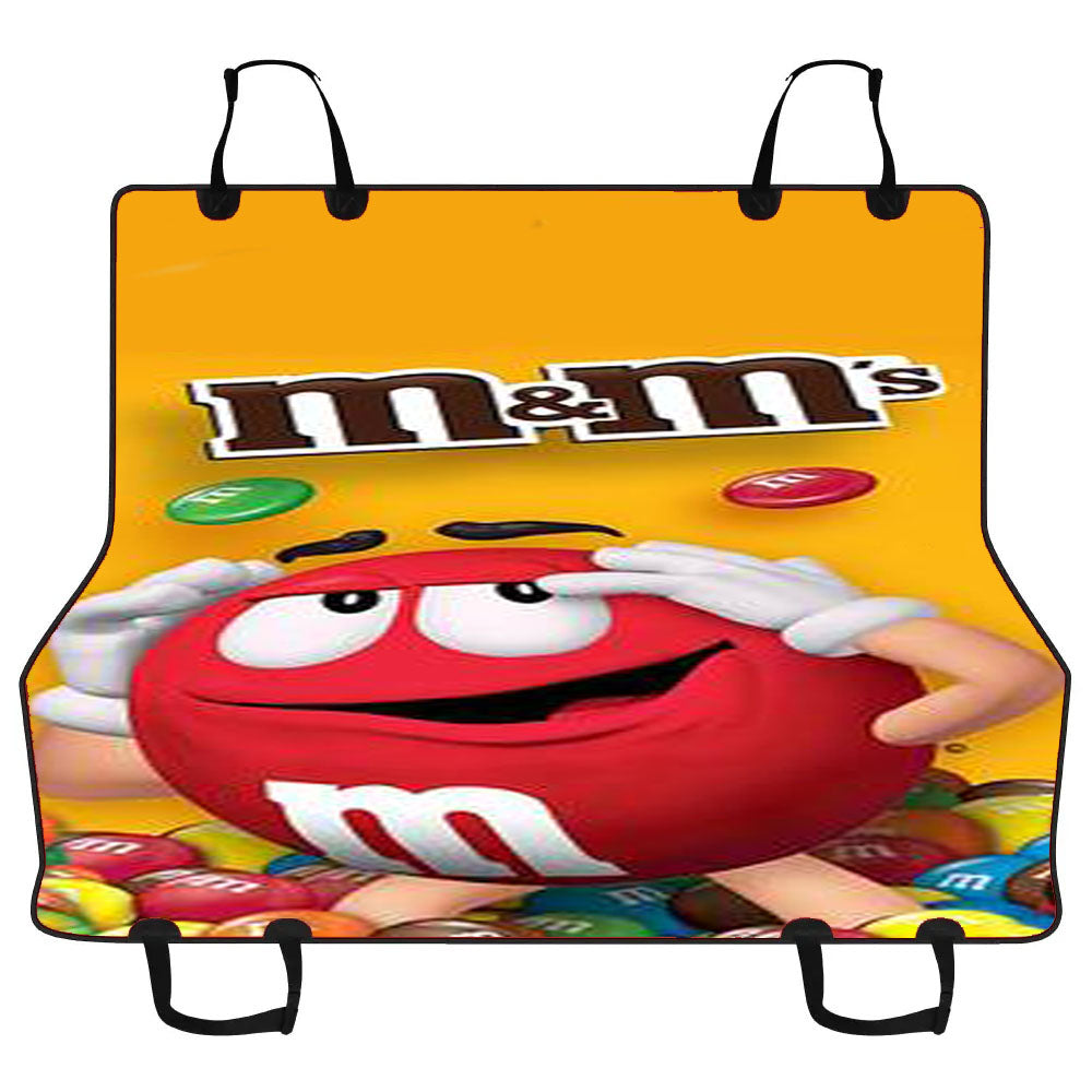M&M'S Chocolate Mascot Car Pet Seat Cover