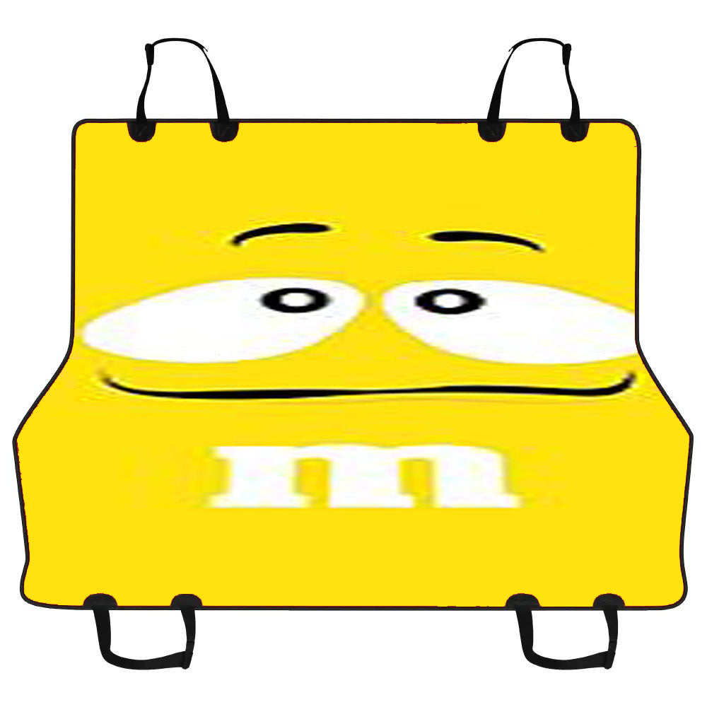 M&M'S Yellow Car Pet Seat Cover